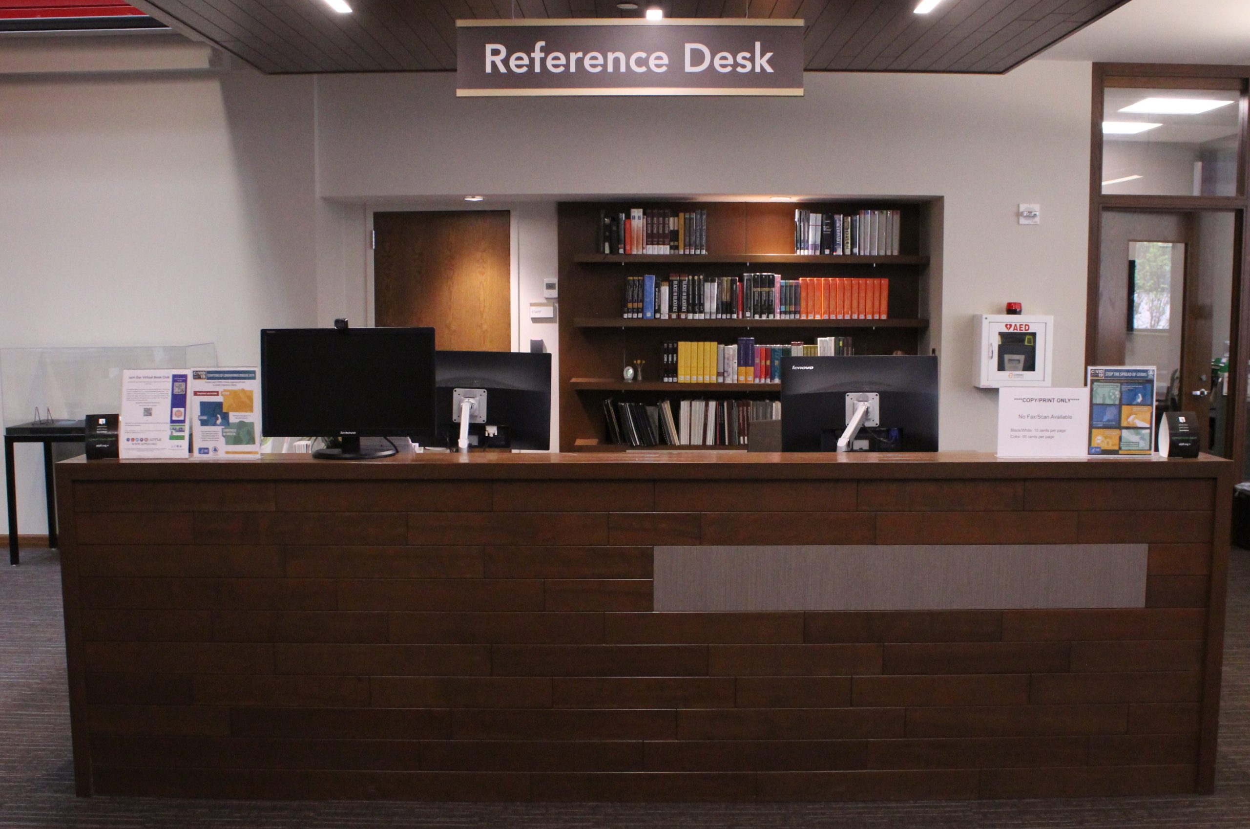 research library reference desk