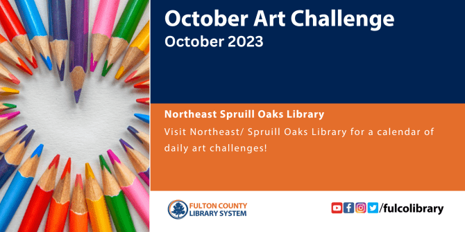October Art Challenge | Fulton County Library System